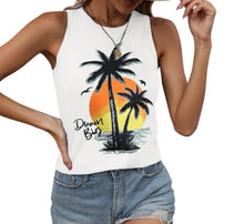 Load image into Gallery viewer, Tropical print tank top
