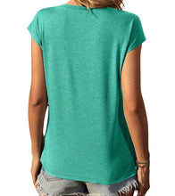 Load image into Gallery viewer, Solid color v-neck tee
