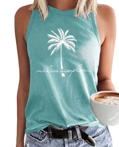 Live Simple tank top