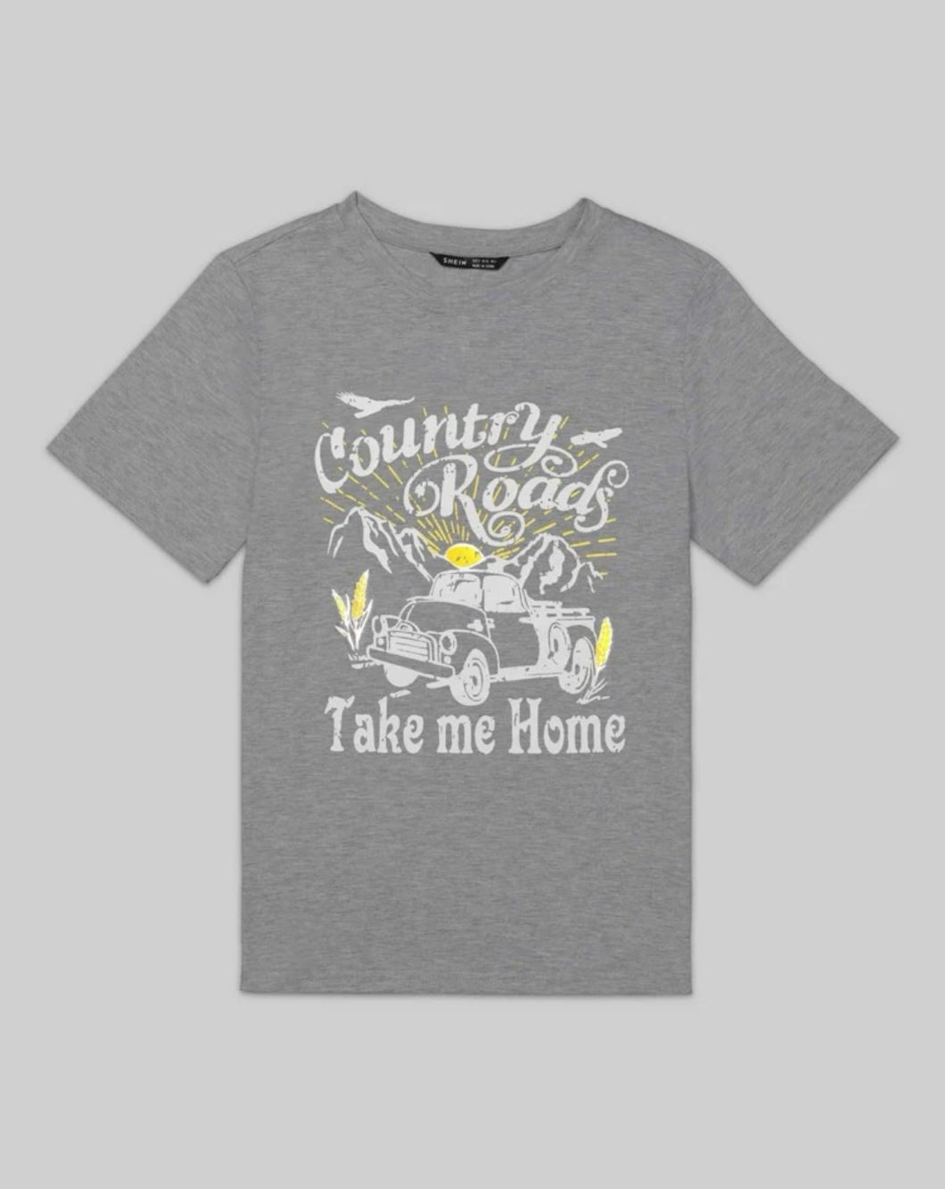 Plus size Country roads tee