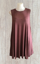 Load image into Gallery viewer, Dusty rose midi dress with cut out side
