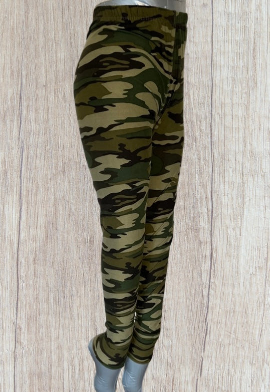 Buttery soft camouflage leggings