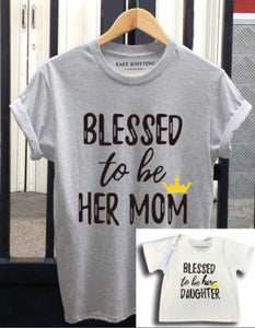 Mom & Me Blessed T-shirts