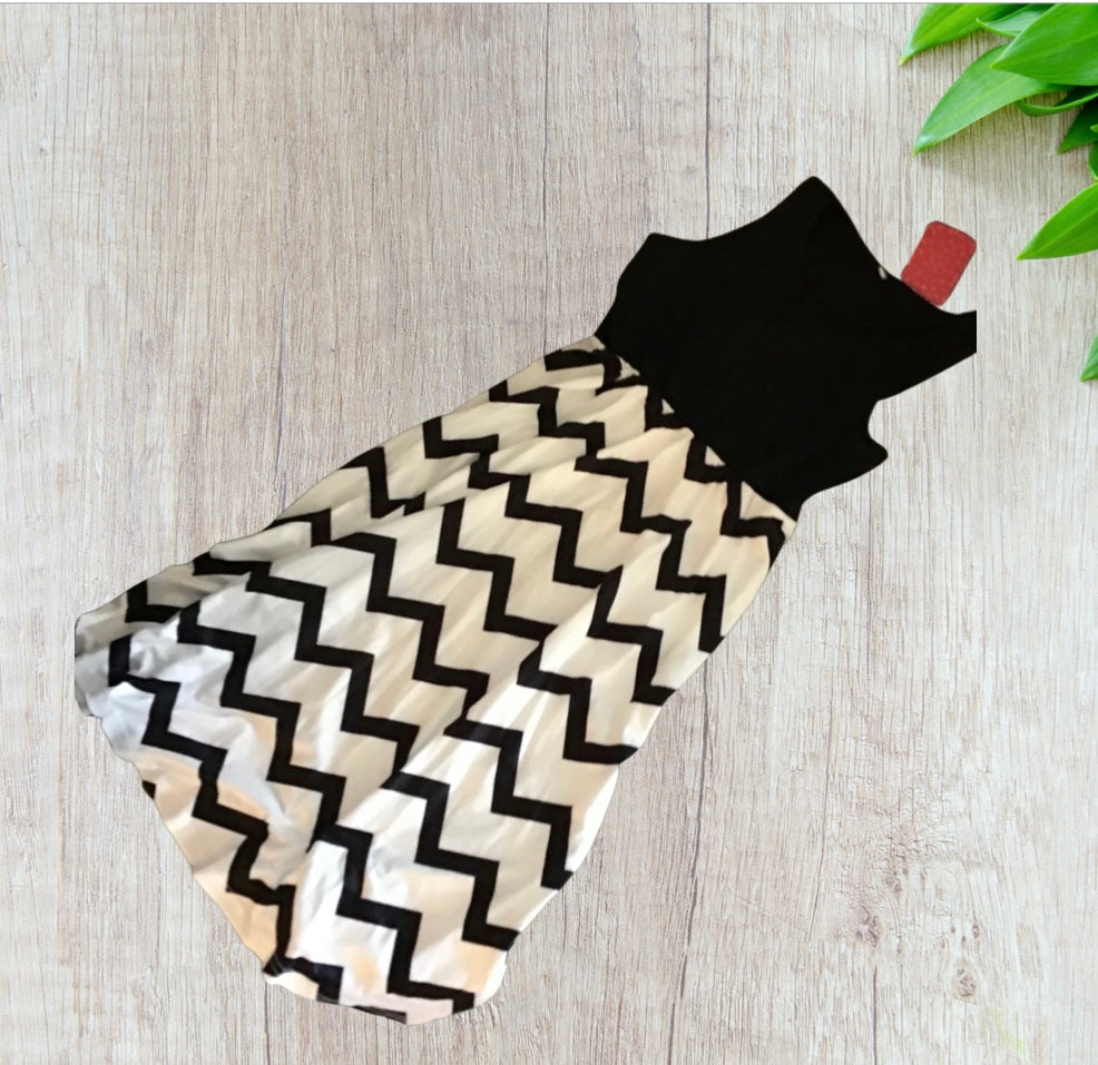 Girls chevron dress.