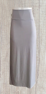 Maxi skirt with high side slits