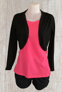 Open front shrug sweater