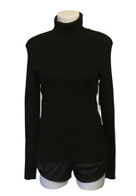 Load image into Gallery viewer, Black ribbed turtleneck

