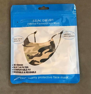 Camouflage face mask