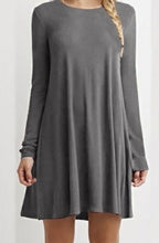 Load image into Gallery viewer, Long sleeve flowy casual dress (Accessories not included)
