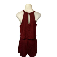 Load image into Gallery viewer, Knotted romper with button up back
