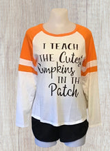 Load image into Gallery viewer, Long sleeve Halloween teacher top
