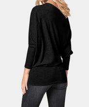 Load image into Gallery viewer, Long sleeve batwing top with lots of bling
