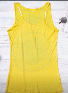 Tank top with sun