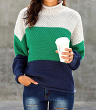 Load image into Gallery viewer, Oversized chunky batwing turtleneck sweater

