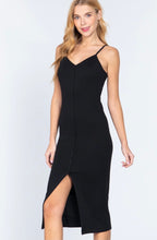 Load image into Gallery viewer, Button front cami midi dress
