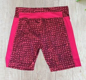 Patterned athletic shorts