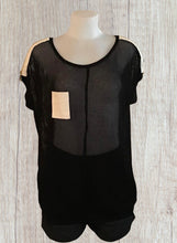 Load image into Gallery viewer, Short sleeve netted top
