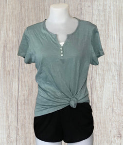 Fooler tees with buttons