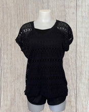 Load image into Gallery viewer, Short sleeve crochet tee (Tank top not included)
