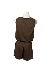 Load image into Gallery viewer, Romper with pockets and front zipper
