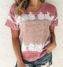 Load image into Gallery viewer, Pink tie dye tee
