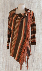 Multi coloured sweater (brown tones)