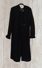 Load image into Gallery viewer, Chunky knit long hooded cardigan with buttons
