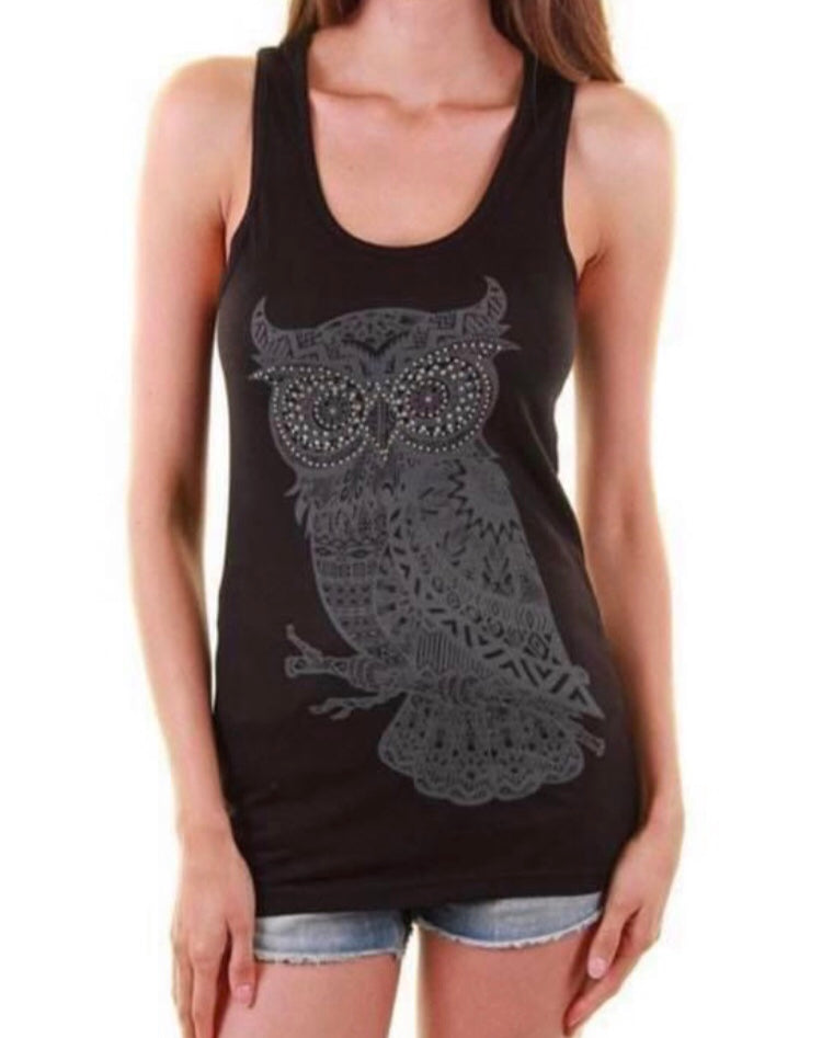Owl tank top