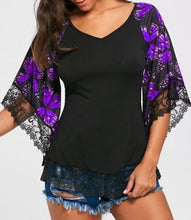 Load image into Gallery viewer, Dressy top with butterfly sleeves
