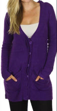 Load image into Gallery viewer, Super soft cardigan with pockets and front buttons
