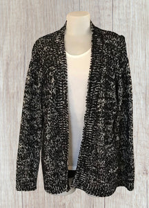 Very soft, thick acrylic, polyester open front cardigan