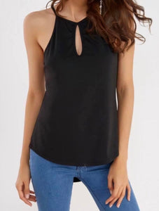 Cami tank top with cut out design