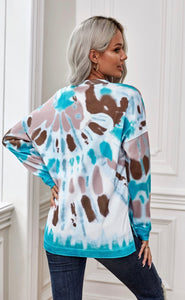 Tie dye pullover