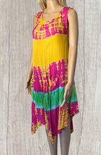 Load image into Gallery viewer, Comfy tie dye dress with pockets.
