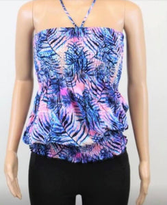 Summer top with tie up around neck