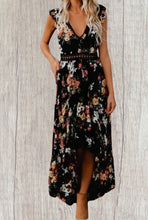 Load image into Gallery viewer, Floral dress with open back

