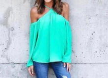 Load image into Gallery viewer, Off shoulder long sleeve top
