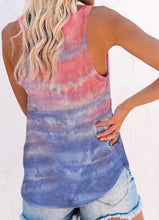 Load image into Gallery viewer, Tie dye knit tank top
