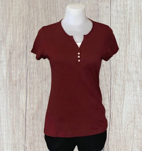 Fooler tees with buttons