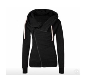 Cute sweaters with crossover zipper & pockets
