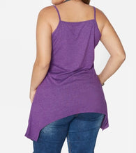 Load image into Gallery viewer, Purple tank top
