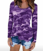 Load image into Gallery viewer, Lightweight camouflage long sleeve top
