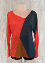 Load image into Gallery viewer, Lightweight color block sweater
