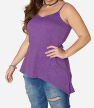 Load image into Gallery viewer, Purple tank top
