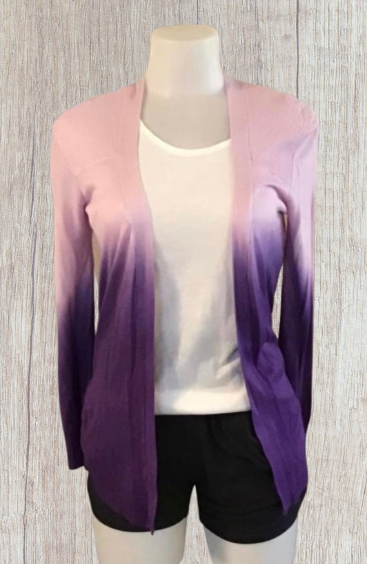 Ombré coloured cardigan