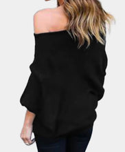 Load image into Gallery viewer, Off shoulder sweater

