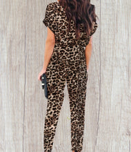 Load image into Gallery viewer, Leopard print jumpsuit with pockets
