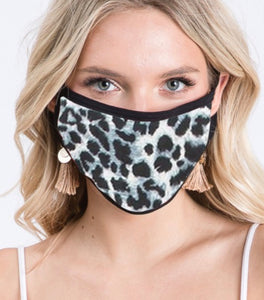 Unisex animal print masks.