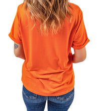 Load image into Gallery viewer, This witch needs coffee orange tee
