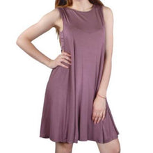 Load image into Gallery viewer, Dusty rose midi dress with cut out side
